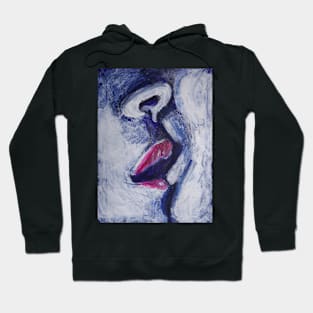 Lovers - Kiss In Midnight Blue Hoodie